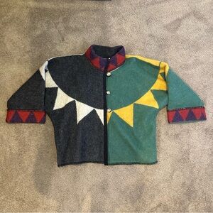 Kemo Sabe Aspen Wool Southwestern Aztec Sweater Cardigan